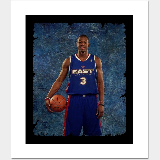 Dwyane Wade #3 on EAST All-Star Wall Art by Wendyshopart